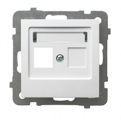 OSPEL AS BIAŁY GPK-1G/p/00-t obudowa gniazda x1