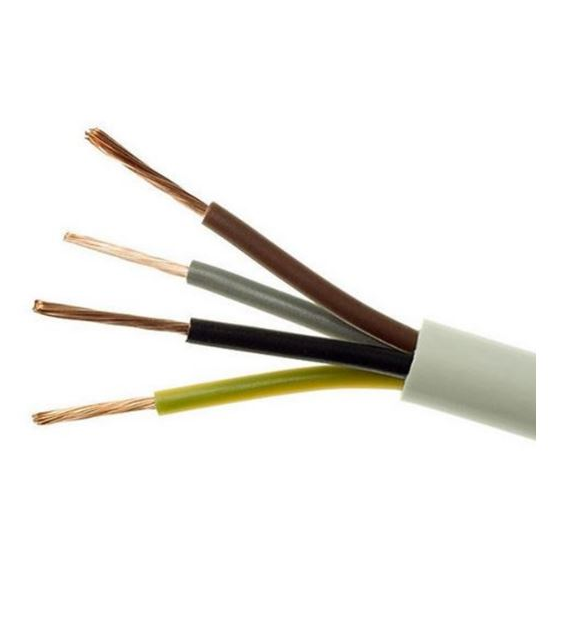ELEKTROKABEL przewód OWYżo 4x0,5 biały 100m