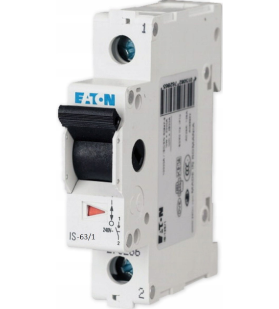 EATON IS-63/1 rozłącznik izolacyjny 1P 63A 240V