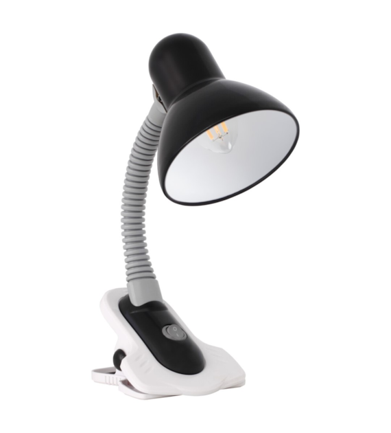 KANLUX SUZI HR-60-B lampka biurkowa E27 CZARNY