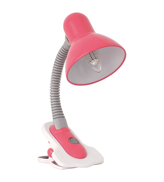 KANLUX SUZI HR-60-PK lampka biurkowa E27 RÓŻOWY