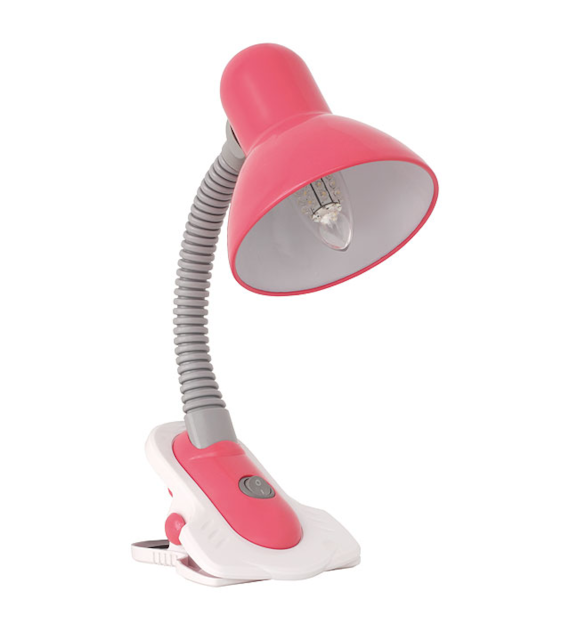 KANLUX SUZI HR-60-PK lampka biurkowa E27 RÓŻOWY
