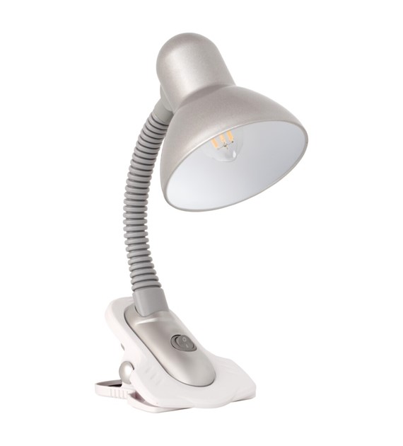 KANLUX SUZI HR-60-SR lampka biurkowa E27 klips