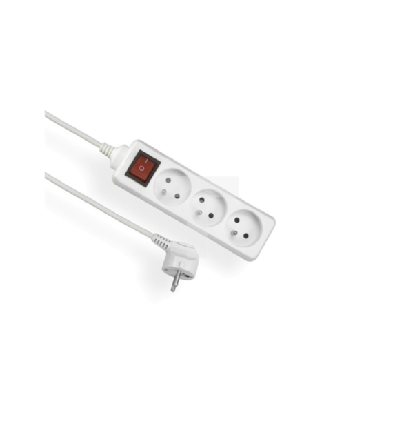 ELGOTECH EPS-305W przedłużacz 3gn wł 3x1 5m BIAŁY