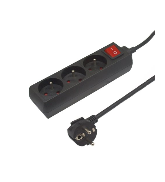 ELGOTECH EPS-303W-2 przedłużacz 3gn wł 3x1 3m CZAR