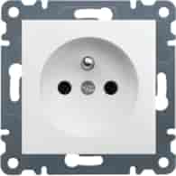 HAGER LUMINA BIAŁY WL1020 gniazdo x1 z/u