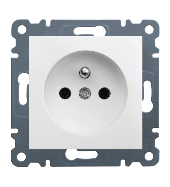 HAGER LUMINA BIAŁY WL1020 gniazdo x1 z/u