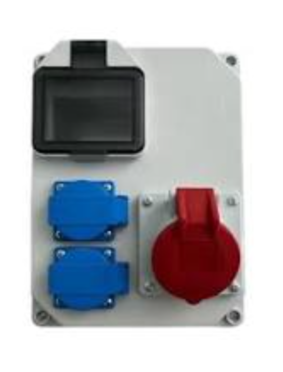 AEP MIKOŁAJKI rozdzielnica 1xwtyka 16A 5P 2xgniazd