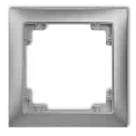 KARLIK DECO SOFT SREBRNY 7DRSO-1 ramka x1