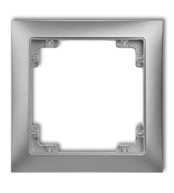 KARLIK DECO SOFT SREBRNY 7DRSO-1 ramka x1