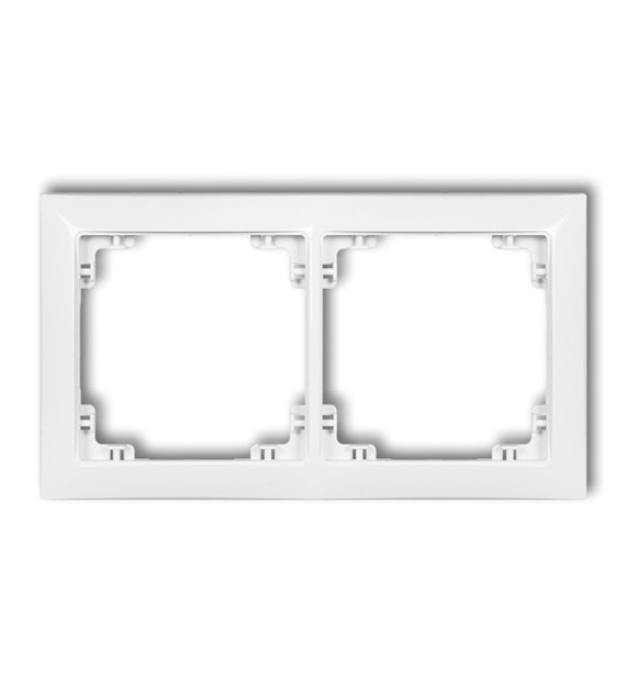 KARLIK DECO SOFT BIAŁY DRSO-2 ramka x2