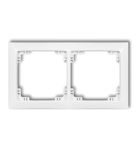 KARLIK DECO SOFT BIAŁY DRSO-2 ramka x2
