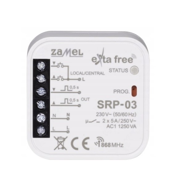 ZAMEL EXTA FREE SRP-03 sterownik rolet centralny