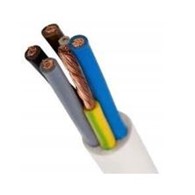 ELEKTROKABEL przewód OWYżo 4x6 biały 100m