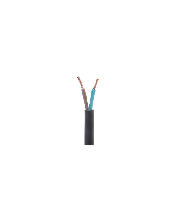 ELEKTROKABEL przewód OMY 2x0,75 czarny 100m