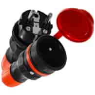 PLASTROL ZWG-54 EXTREM gniazdo+wtyka CZARNY/CZERW