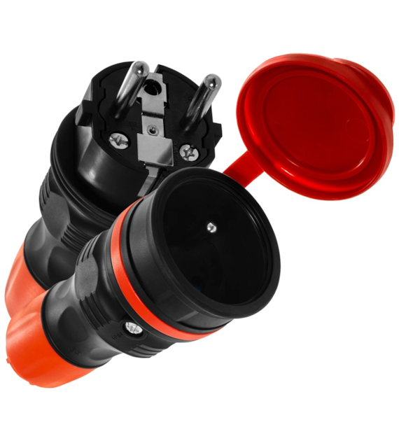 PLASTROL ZWG-54 EXTREM gniazdo+wtyka CZARNY/CZERW