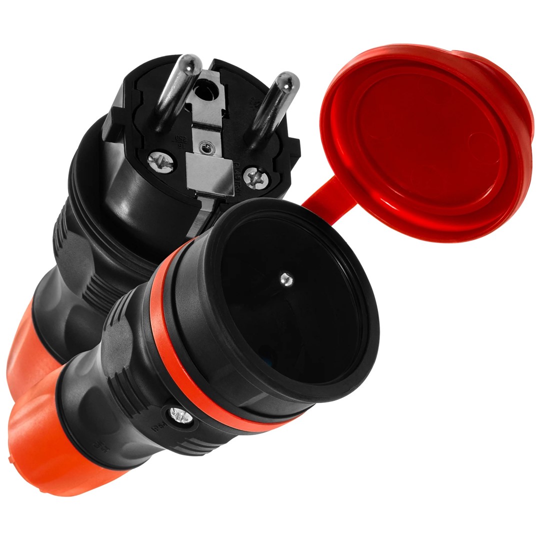 PLASTROL ZWG-54 EXTREM gniazdo+wtyka CZARNY/CZERW
