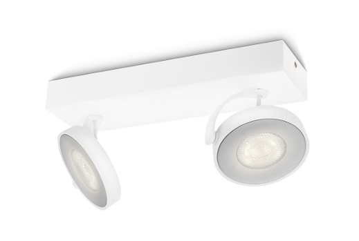 PHILIPS CLOCKWORK bar/tube 2x4.5W oprawa BIAŁY