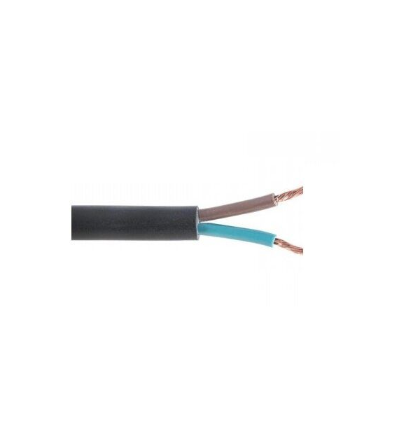 ELEKTROKABEL przewód OMYp 2x1 czarny 100m