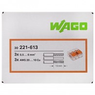 WAGO 221-613 złączka 3x6 op. 30szt