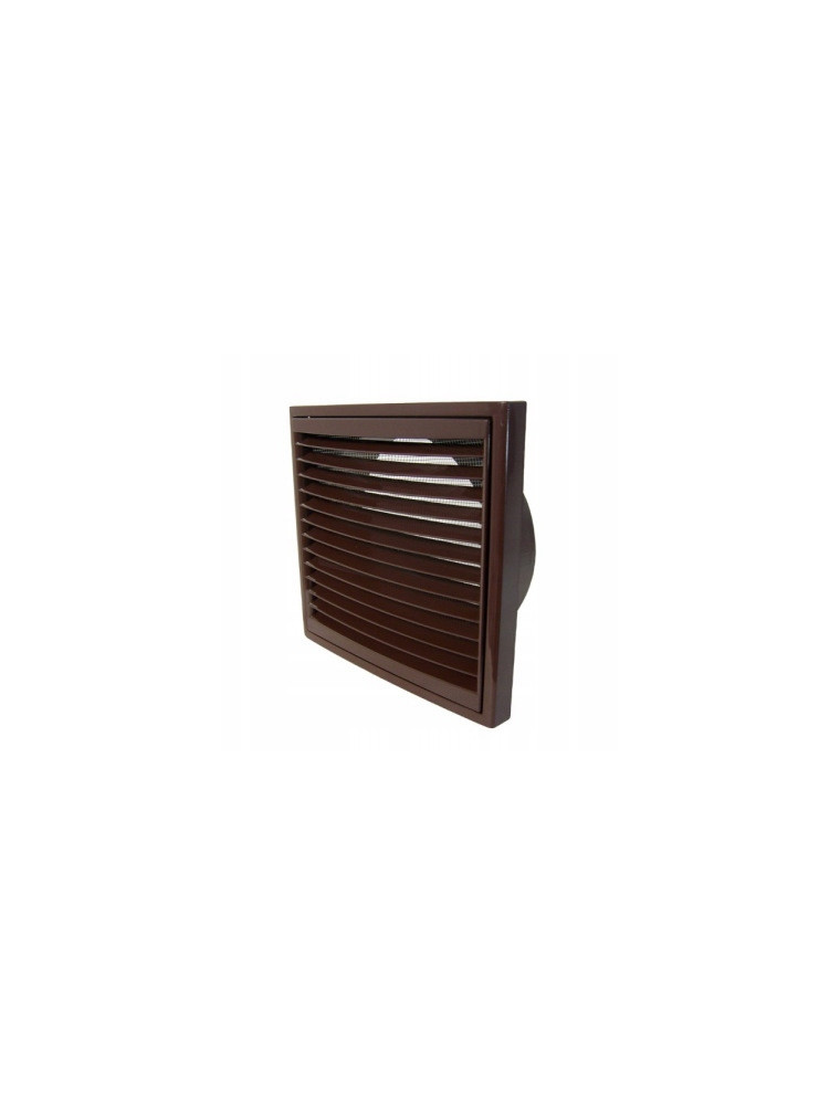 DOSPEL KR 100x125/B kratka plastikowa ścienna BRĄZ