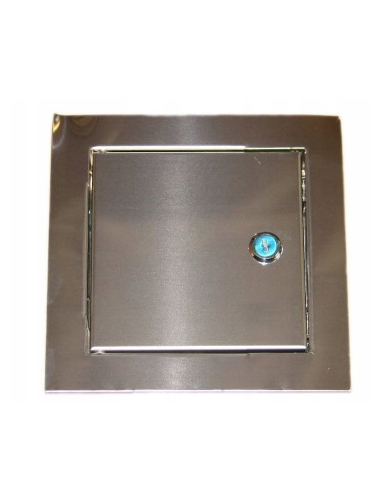 DOSPEL DR/KOM 140X140 drzwiczki kominowe SREBRNY