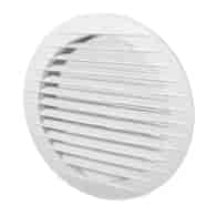 DOSPEL KRO 125 kratka plastikowa okrągła BIAŁY