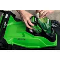 LŁ GREENWORKS G40LM41K4 kosiarka+ładowarka+aku