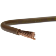 ELEKTROKABEL przewód LgY 10 brązowy 100m