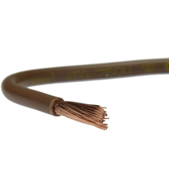 ELEKTROKABEL przewód LgY 1 brązowy 100m