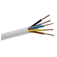 ELEKTROKABEL przewód OWYżo 5x0,5 biały 100m