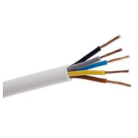 ELEKTROKABEL przewód OWYżo 5x0,5 biały 100m