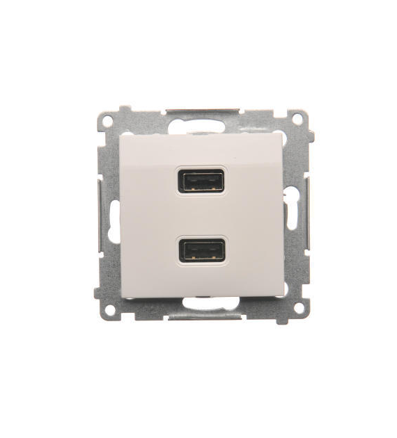 SIMON 54 BIAŁY DC2USB.01/11 ładowarka 2xUSB 21A