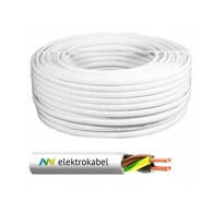 ELEKTROKABEL przewód OMYżo 4x0,5 biały 100m