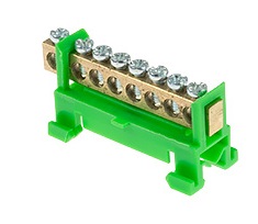 OPATÓWEK LZOG-8P ZIELONY listwa zaciskowa