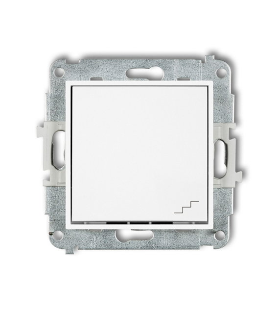 KARLIK MINI BIAŁY MWP-3 łącznik schodowy x1 piktog