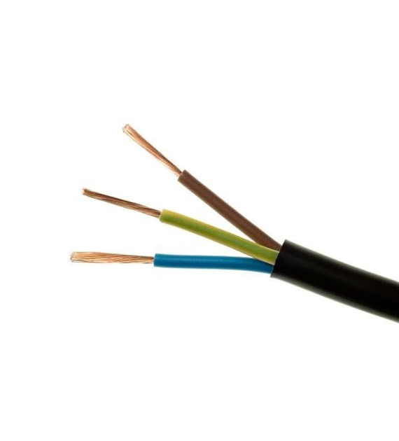 ELEKTROKABEL przewód OWYżo 3x1,5 czarny 100m