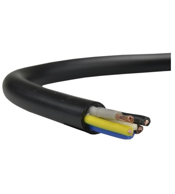 ELEKTROKABEL przewód OWYżo 5x1 czarny 100m