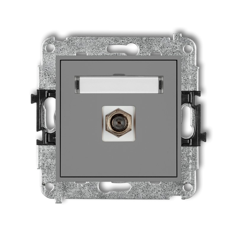 KARLIK MINI SZARY 27MGF-1 gniazdo antenowe x1