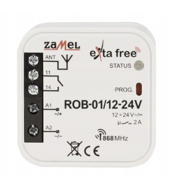 ZAMEL EXTA FREE ROB-01/12-24V radiowy odbiornik