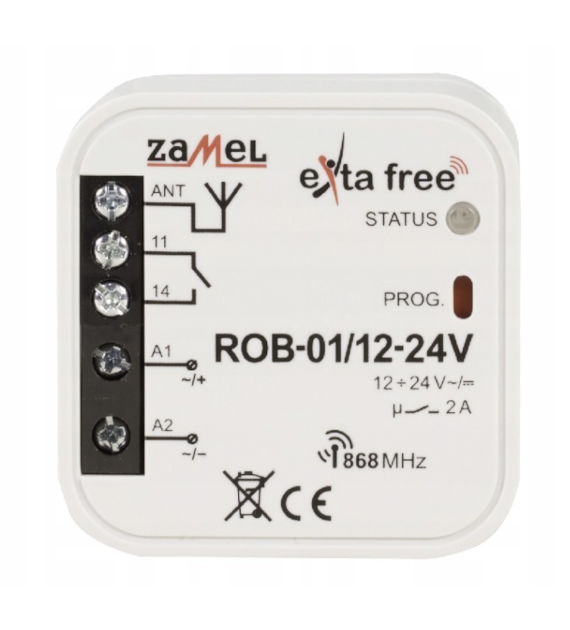 ZAMEL EXTA FREE ROB-01/12-24V radiowy odbiornik