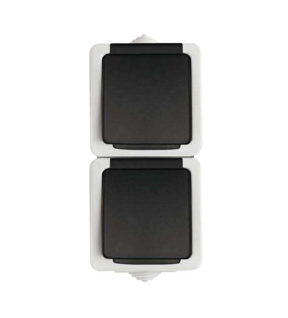KANLUX MOWION SZARY TEKNO 05-2220-143 gniazdo x2