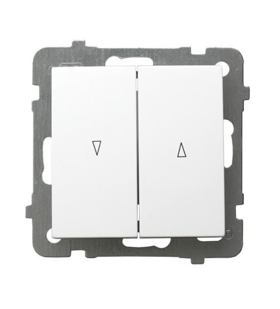 OSPEL AS BIAŁY ŁP-7GB/m/00 łącznik żaluzjowy