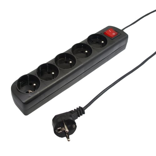 ELGOTECH EPS-503W-2 przedłużacz 5gn wł 3x1 3m CZAR