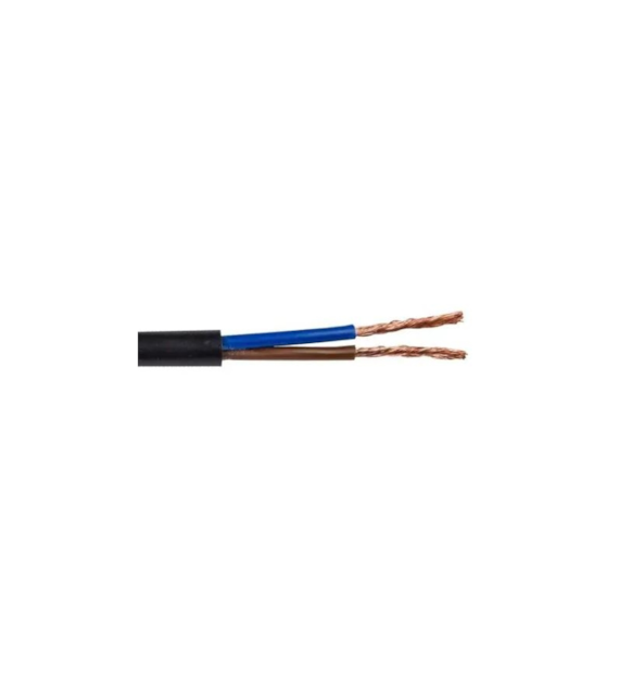 ELEKTROKABEL przewód OWY 2x1 czarny 100m