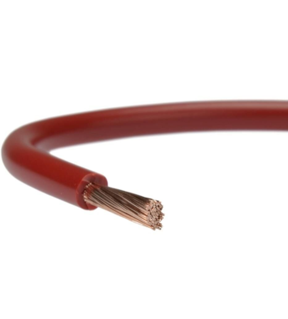 ELEKTROKABEL przewód LgY 1,5 czerwony 100m