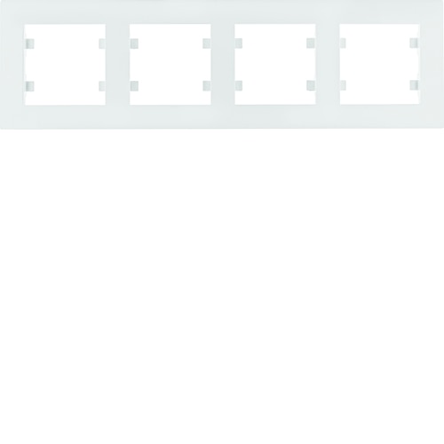 HAGER LUMINA INTENSE BIAŁY WL5740 ramka x4 poziom