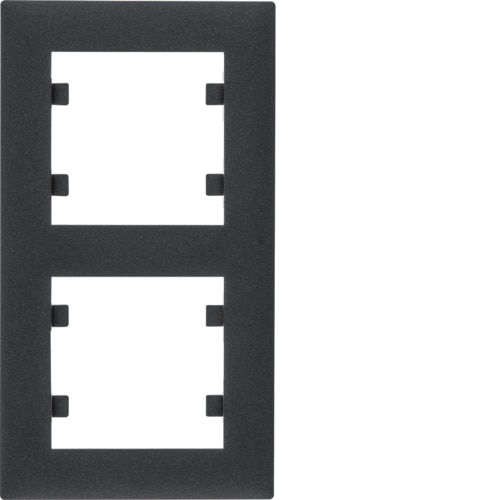 HAGER LUMINA INTENSE CZARNY WL5623 ramka x2 pion