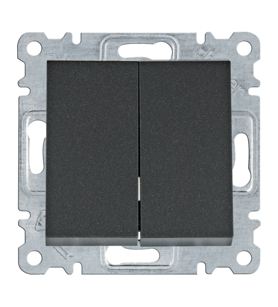 HAGER LUMINA CZARNY WL0043 łącznik świecznikowy
